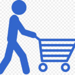 shoppers with cart